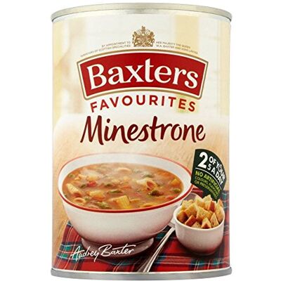 Baxters Favourites Minestrone Soup (400g) Pack of 6 Baxters Favourites Minestrone Soup (400g) Pack of 6