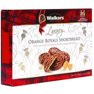 Walkers Walker's Shortbread Orange Royals, 150g Walkers Walker's Shortbread Orange Royals, 150g