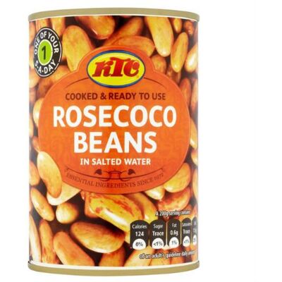 Ktc Rosecoco Beans, Drained Weight 240g Case of 6 Ktc Rosecoco Beans, Drained Weight 240g Case of 6
