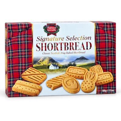 Funtasy Gifts Highland Speciality Signature Shortbread Selection 500g – Luxury Scottish Shortbread Biscuit Gift Funtasy Gifts Highland Speciality Signature Shortbread Selection 500g – Luxury Scottish Shortbread Biscuit Gift