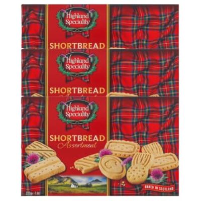 FabFinds Highland Speciality Scottish Shortbread Assortment 200g Traditional Butter Biscuits – Classic Recipe with Rich, Buttery Taste Perfect for Tea, Snacks & Gifting Assorted Pack Sizes (Pack of 3) FabFinds Highland Speciality Scottish Shortbread Assortment 200g Traditional Butter Biscuits – Classic Recipe with Rich, Buttery Taste Perfect for Tea, Snacks & Gifting Assorted Pack Sizes (Pack of 3)