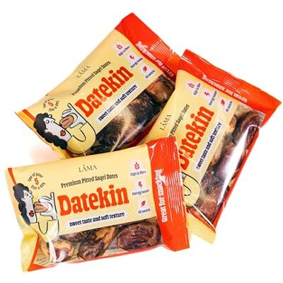 Datekin Saqei (Sagai) Dates Snack Packs (12 x 60g Multipack) – Unique Two-Toned Gourmet Dates – Naturally High Fibre & Low Sweetness – Crisp & Chewy Texture – Individually Wrapped Healthy Fruit Snacks Datekin Saqei (Sagai) Dates Snack Packs (12 x 60g Multipack) – Unique Two-Toned Gourmet Dates – Naturally High Fibre & Low Sweetness – Crisp & Chewy Texture – Individually Wrapped Healthy Fruit Snacks