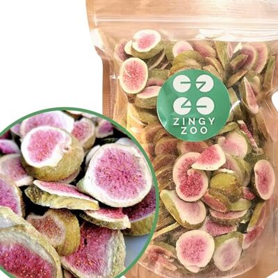 ZINGY ZOO Freeze Dried Figs Slices XL 300g Natural No Added Sugar Gluten Free Healthy Snack, Cake Decoration, Smoothie Dry Figs Raw Freeze Dried Snack Fresh Figs Dried to Perfect Fig Snack ZingyZoo ZINGY ZOO Freeze Dried Figs Slices XL 300g Natural No Added Sugar Gluten Free Healthy Snack, Cake Decoration, Smoothie Dry Figs Raw Freeze Dried Snack Fresh Figs Dried to Perfect Fig Snack ZingyZoo