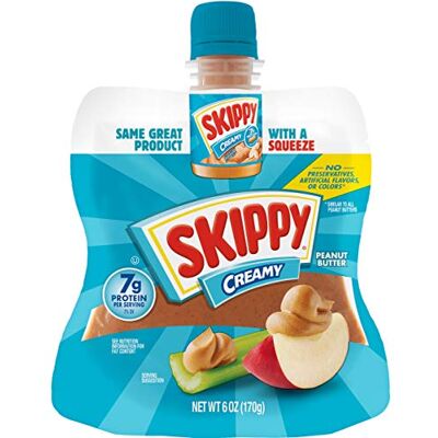 SKIPPY Squeeze Creamy Peanut Butter 6oz SKIPPY Squeeze Creamy Peanut Butter 6oz