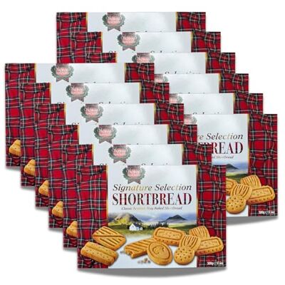 Funtasy Gifts 12 x Highland Speciality Signature Shortbread Selection 500g Luxury Scottish Shortbread Traditional Christmas Biscuit Gift Product of Scotland Funtasy Gifts 12 x Highland Speciality Signature Shortbread Selection 500g Luxury Scottish Shortbread Traditional Christmas Biscuit Gift Product of Scotland