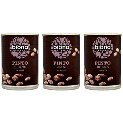 Biona (3 PACK) Organic Pinto Beans 400g 3 PACK BUNDLE Biona (3 PACK) Organic Pinto Beans 400g 3 PACK BUNDLE