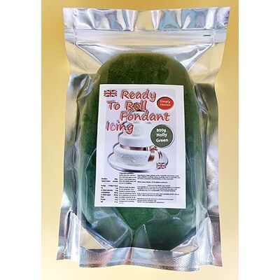 Simply Heaven Paste Simply Heaven 800g Regal rollable Fondant Sugarpaste Icing (Gluten free) (Holly Green) Simply Heaven Paste Simply Heaven 800g Regal rollable Fondant Sugarpaste Icing (Gluten free) (Holly Green)