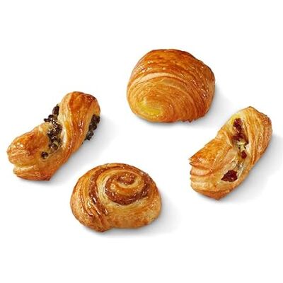 Fine Food Specialist Mixed Mini Pastries, Bake From Frozen, 35 x 4 Flavours x 28-40g Fine Food Specialist Mixed Mini Pastries, Bake From Frozen, 35 x 4 Flavours x 28-40g