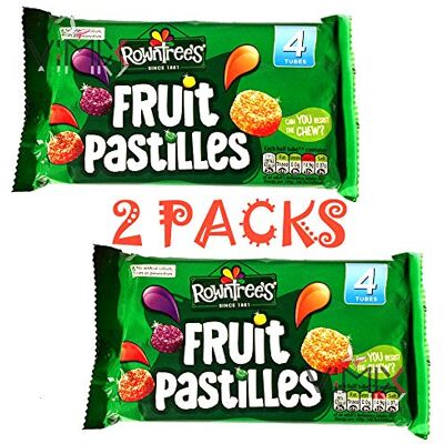 Rowntree's 2 Packs of Fruit PASTILLES 4 Tubes x 52 g Rowntree's 2 Packs of Fruit PASTILLES 4 Tubes x 52 g