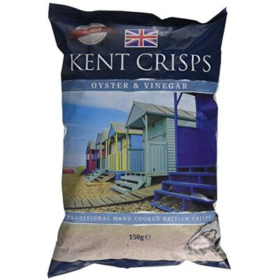 Kent Crisps Limited Kent Crisps Oyster/Vinegar 150 g (Pack of 10) Kent Crisps Limited Kent Crisps Oyster/Vinegar 150 g (Pack of 10)