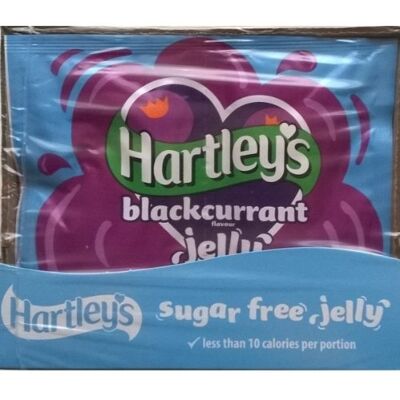 Hartleys Sugar Free Jelly Blackcurrant 12 x 23gm Hartleys Sugar Free Jelly Blackcurrant 12 x 23gm
