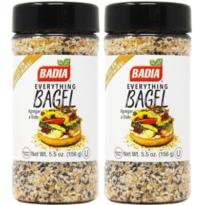 Puregro Badia Everything Bagel Seasoning 156g PACK OF 2 Gluten Free Everything Seasoning. Puregro Badia Everything Bagel Seasoning 156g PACK OF 2 Gluten Free Everything Seasoning.