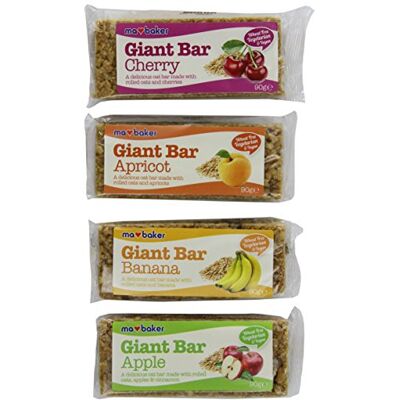 Ma Baker Giant Mixed Fruit Bars 90 g (Pack of 20) Ma Baker Giant Mixed Fruit Bars 90 g (Pack of 20)