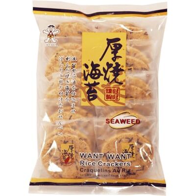 Want Want Seaweed Rice Cracker, 1 x 160 g Want Want Seaweed Rice Cracker, 1 x 160 g