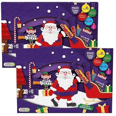 Topline Christmas Chocolate Hamper Box Selection 125g (Pack of 2) Topline Christmas Chocolate Hamper Box Selection 125g (Pack of 2)