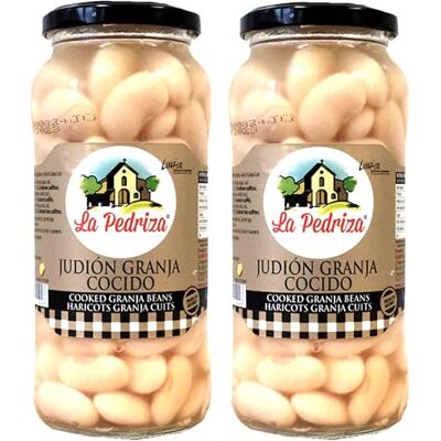 La Pedriza Judion Granja Large Butter Beans Fabada Asturiana 2 x 570g Jar La Pedriza Judion Granja Large Butter Beans Fabada Asturiana 2 x 570g Jar