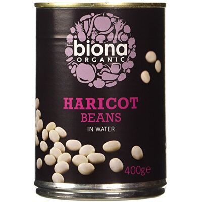 Biona Organic Haricot Beans 400g (Pack of 12) Biona Organic Haricot Beans 400g (Pack of 12)