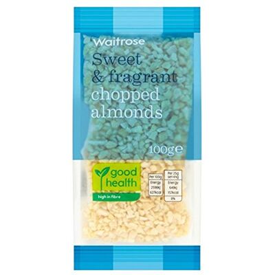 Waitrose Chopped Almonds 100g Waitrose Chopped Almonds 100g