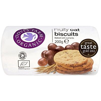 Doves Farm Organic Fruity Oat Biscuits (200g) Doves Farm Organic Fruity Oat Biscuits (200g)