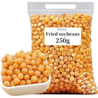 WSYLS -Crunchy Golden Soybeans -Golden Roasted Soybeans Crunchy High Protein Snacks, Vegan & Gluten-Free Ideal for Healthy Snacking 250g Pack Crunchy Golden Roasted Edamame Snacks WSYLS -Crunchy Golden Soybeans -Golden Roasted Soybeans Crunchy High Protein Snacks, Vegan & Gluten-Free Ideal for Healthy Snacking 250g Pack Crunchy Golden Roasted Edamame Snacks