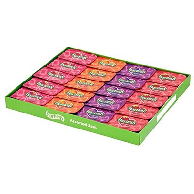 Hartleys Hartley's Assorted Jam 20 x 20g (400g) Hartleys Hartley's Assorted Jam 20 x 20g (400g)