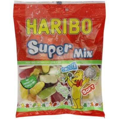 HARIBO Super Mix Bag 160 g (Pack of 12) HARIBO Super Mix Bag 160 g (Pack of 12)