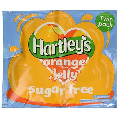 Hartleys Sugar Free Orange Jelly Crystals 12x23g Hartleys Sugar Free Orange Jelly Crystals 12x23g