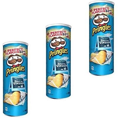 Pringles 3X Sale e Aceto Patatine Salt & Vinegar 160g Potato Chips Pringles 3X Sale e Aceto Patatine Salt & Vinegar 160g Potato Chips
