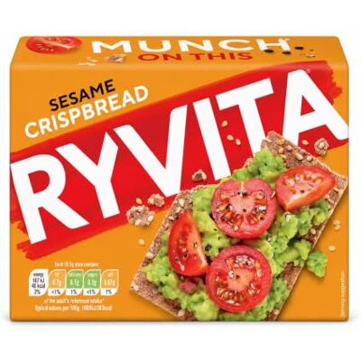 Ryvita Crispbread with Sesame Seed 250g Pack of 6 Ryvita Crispbread with Sesame Seed 250g Pack of 6