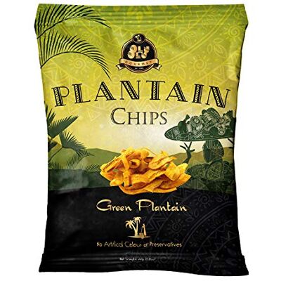 PONLEE Olu Olu 100% Natual Green Plantain Chips 60g (Box of 24) PONLEE Olu Olu 100% Natual Green Plantain Chips 60g (Box of 24)