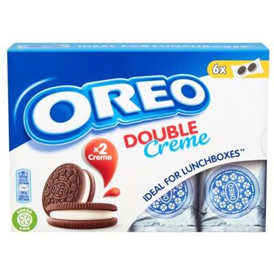 Oreo Double Creme Sandwich Biscuits, Twice the Vanilla Filling, 170g Oreo Double Creme Sandwich Biscuits, Twice the Vanilla Filling, 170g