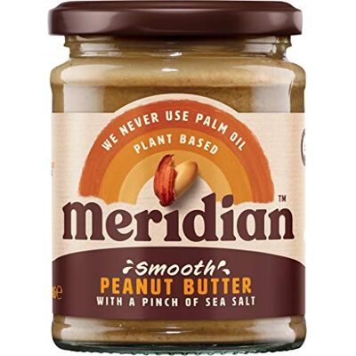 Meridian Smooth Peanut Butter With Salt () 280g Meridian Smooth Peanut Butter With Salt () 280g