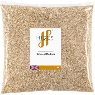 Hides Fine Foods Oatmeal Medium 1kg GMO Free Suitable for Vegetarians Baking Muffins Cakes Breakfast Porridge Overnight Oats Flapjacks Hides Fine Foods Oatmeal Medium 1kg GMO Free Suitable for Vegetarians Baking Muffins Cakes Breakfast Porridge Overnight Oats Flapjacks