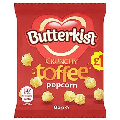 Butterkist Crunchy Toffee Popcorn 85g (Pack of 12 x 85g) Butterkist Crunchy Toffee Popcorn 85g (Pack of 12 x 85g)