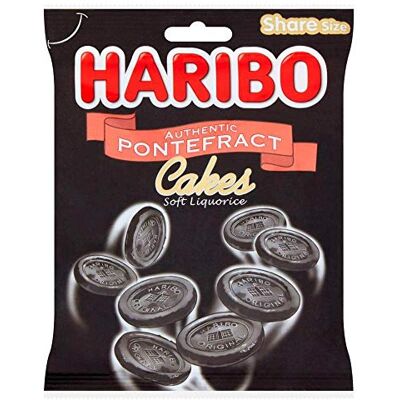 HARIBO Pontefract Cakes Bag 160 g (Pack of 12) HARIBO Pontefract Cakes Bag 160 g (Pack of 12)