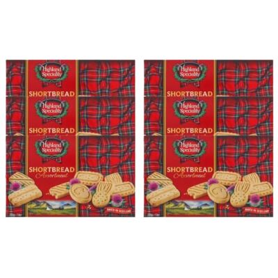 FabFinds Highland Speciality Scottish Shortbread Assortment 200g Traditional Butter Biscuits – Classic Recipe with Rich, Buttery Taste Perfect for Tea, Snacks & Gifting Assorted Pack Sizes (Pack of 6) FabFinds Highland Speciality Scottish Shortbread Assortment 200g Traditional Butter Biscuits – Classic Recipe with Rich, Buttery Taste Perfect for Tea, Snacks & Gifting Assorted Pack Sizes (Pack of 6)