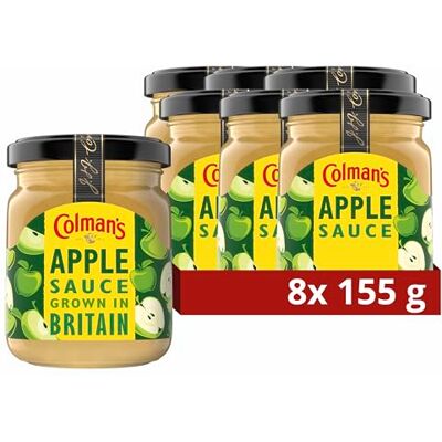 Colman's Apple Sauce grown in Britain perfect condiment with roast pork 8x 155 g Colman's Apple Sauce grown in Britain perfect condiment with roast pork 8x 155 g