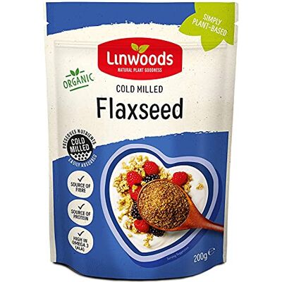 Linwoods Milled Organic Flaxseed (200g) Pack of 2 Linwoods Milled Organic Flaxseed (200g) Pack of 2