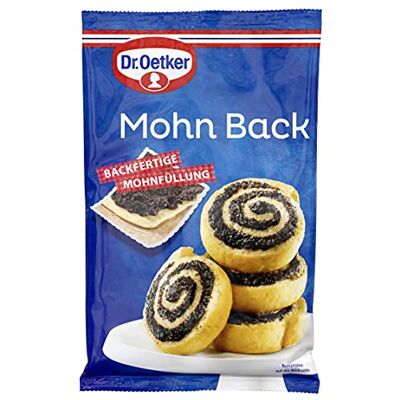 Dr. Oetker Poppy Baking, 250 g, Filling of Finely Ground Blue Poppy, for Baking and Preparing Cakes, Cakes & Desserts, Ready to Bake, Vegan Dr. Oetker Poppy Baking, 250 g, Filling of Finely Ground Blue Poppy, for Baking and Preparing Cakes, Cakes & Desserts, Ready to Bake, Vegan