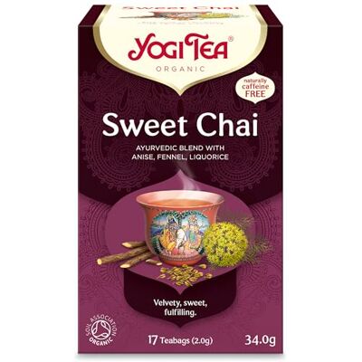 YOGI TEA Sweet Chai 17bag x 1 Box YOGI TEA Sweet Chai 17bag x 1 Box