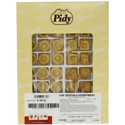 Pidy Cocktail Assortment Mini Puff Pastry 48 Pieces Pidy Cocktail Assortment Mini Puff Pastry 48 Pieces