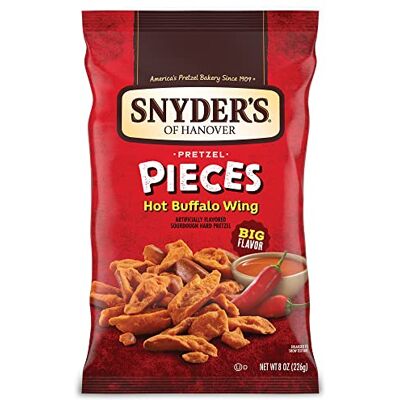Snyder's of Hanover Hot Buffalo Wings Pretzel Slice 8oz Snyder's of Hanover Hot Buffalo Wings Pretzel Slice 8oz