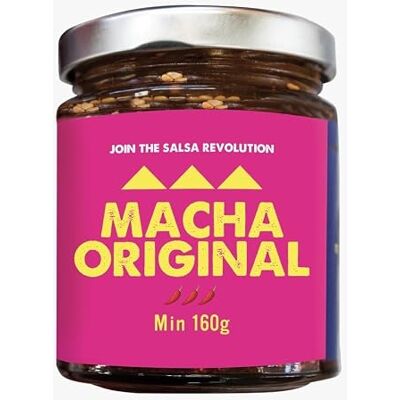 CASAZUL Macha Original Salsa 160g – Authentic Mexican Chilli Oil, Veracruz-Style Hot Sauce, Spicy Salsa Dip for Tacos, Nachos & Cooking Premium Gourmet Mexican Flavour CASAZUL Macha Original Salsa 160g – Authentic Mexican Chilli Oil, Veracruz-Style Hot Sauce, Spicy Salsa Dip for Tacos, Nachos & Cooking Premium Gourmet Mexican Flavour