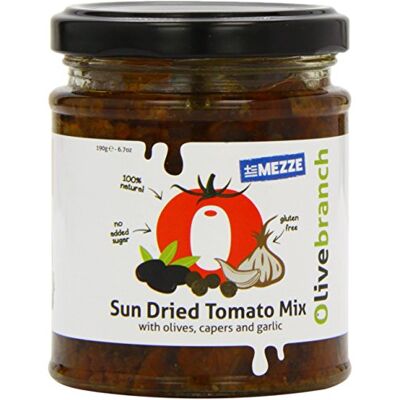 Olive Branch Sun Dried Tomato Mix 190 g (Pack of 2) Olive Branch Sun Dried Tomato Mix 190 g (Pack of 2)