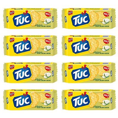 Tuc Lu Cracker Sour Cream & Onion From France 100g Pack of 8 Tuc Lu Cracker Sour Cream & Onion From France 100g Pack of 8