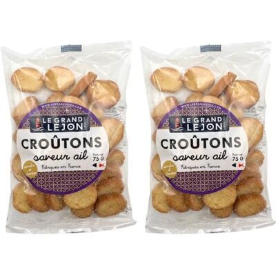 BonneBouffe Le Grand Lejon Garlic Croutons 75g x 2 BonneBouffe Le Grand Lejon Garlic Croutons 75g x 2