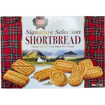 Funtasy Gifts Highland Speciality Signature Shortbread Selection 500g – Luxury Scottish Shortbread Biscuit Gift Funtasy Gifts Highland Speciality Signature Shortbread Selection 500g – Luxury Scottish Shortbread Biscuit Gift