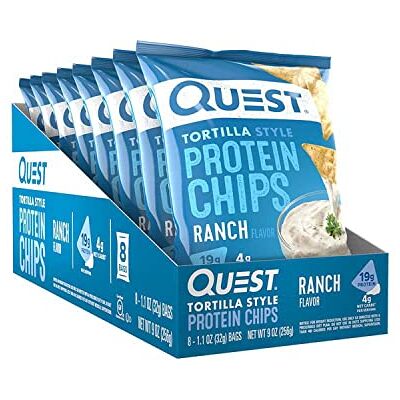 Garmin Nutrition Protein Tortilla Chips (8x32g) Ranch Functional Food Protein Snacks Garmin Nutrition Protein Tortilla Chips (8x32g) Ranch Functional Food Protein Snacks