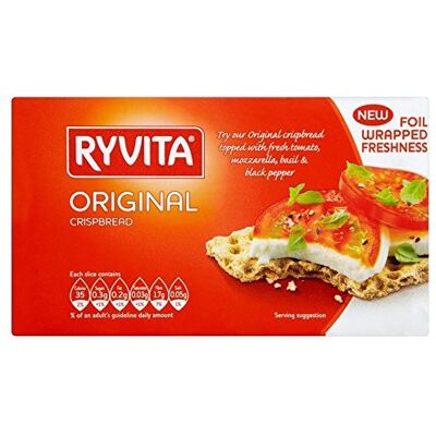 Ryvita Original Rye Crispbread (250g) Pack of 6 Ryvita Original Rye Crispbread (250g) Pack of 6