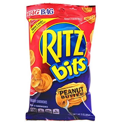 NABISCO Ritz Bits Peanut Butter 3oz (85g) NABISCO Ritz Bits Peanut Butter 3oz (85g)
